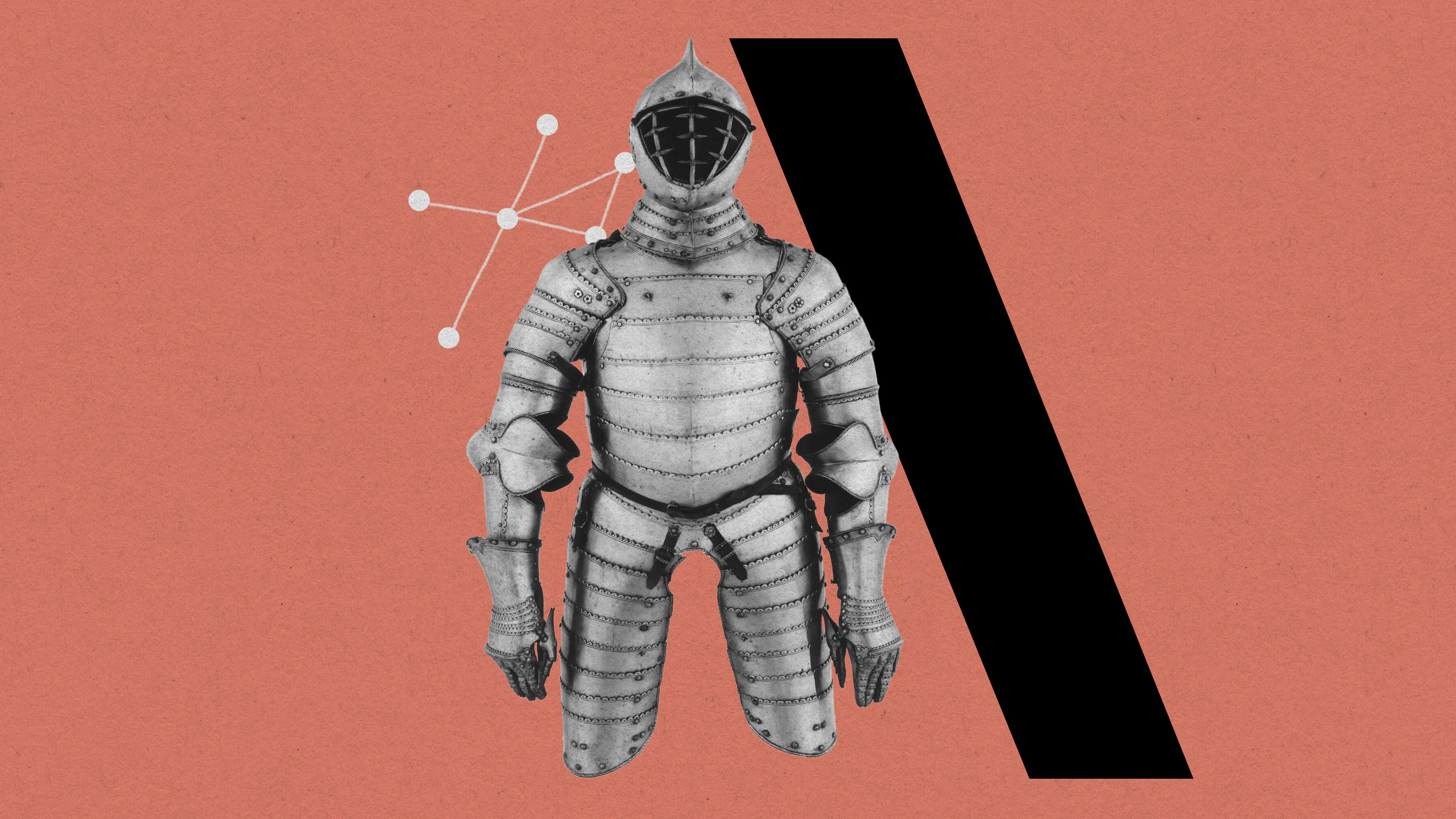 coat of armor as the A in the Anthropic logo